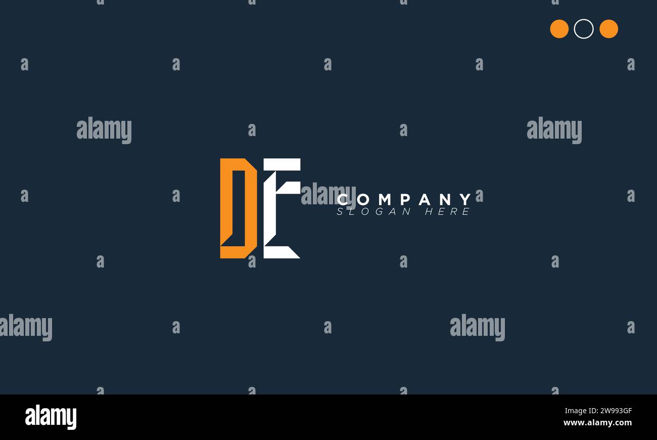 DE Alphabet letters Initials Monogram logo Stock Vector