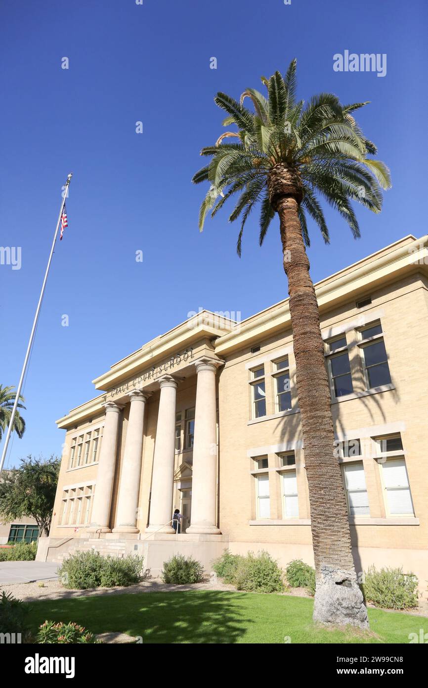 Grace Court School, Phoenix Stock Photo - Alamy