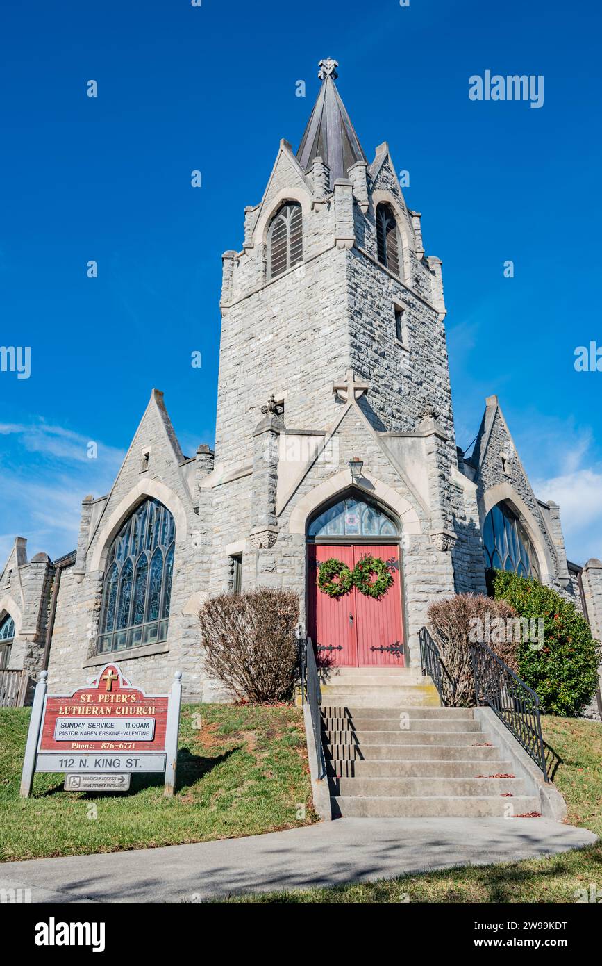 St Peters Lutheran Church, Shepherdstown, West Virginia USA Stock Photo ...