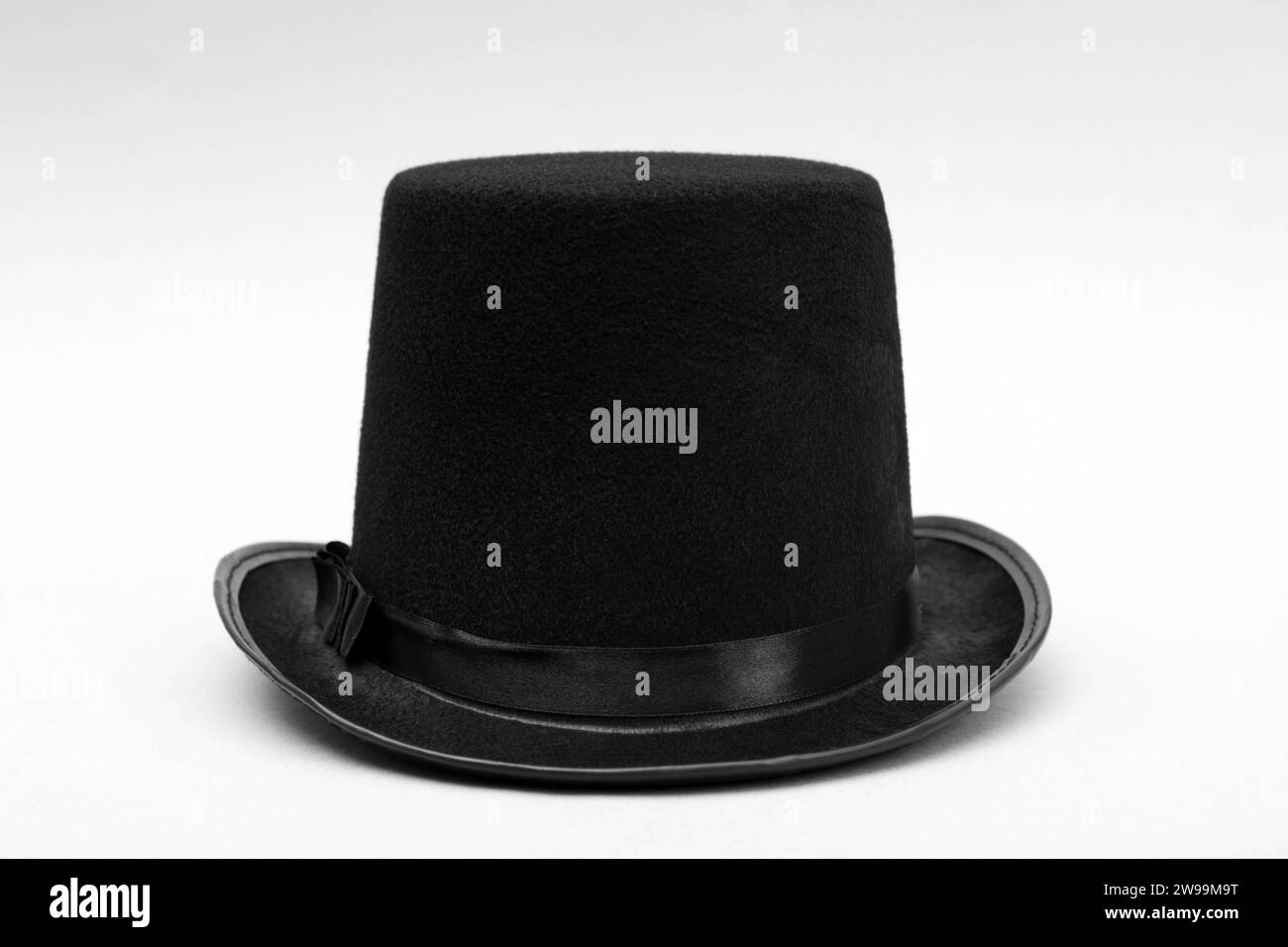 One magician top hat on white background Stock Photo - Alamy