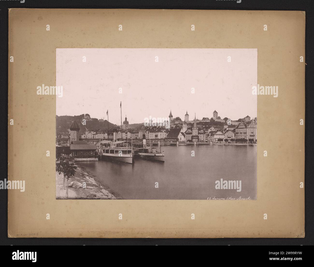 Switzerland 1910 the city of lucerne hi-res stock photography and