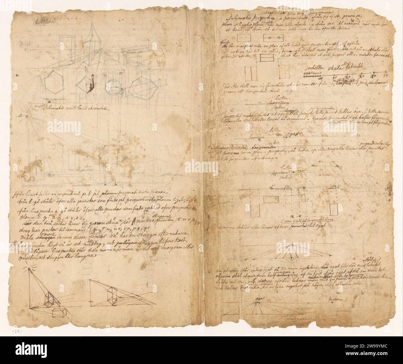 Prespective Note Perspective studies, Jan Brandes, 1787 - 1808 drawing Worksheets with ...