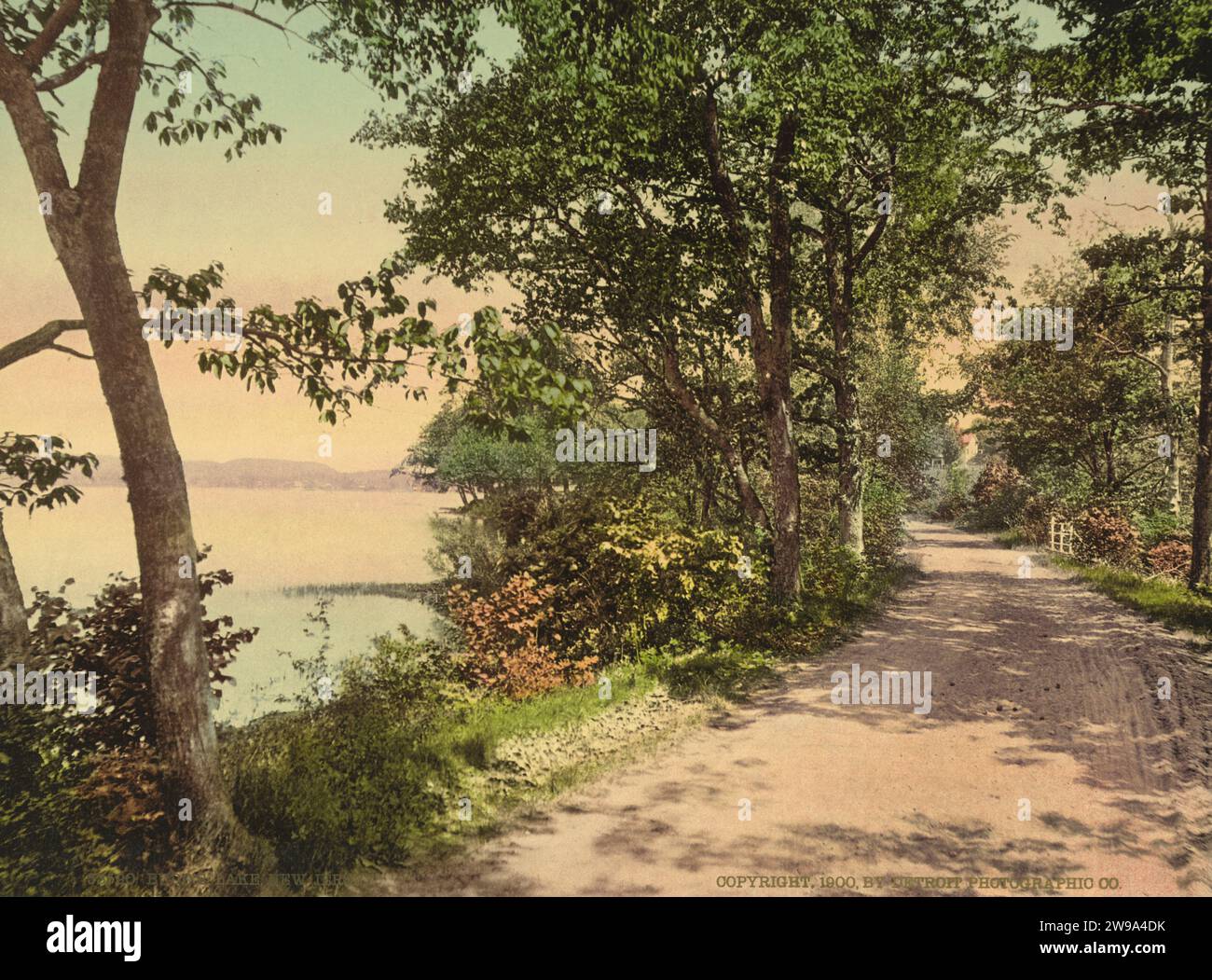 Budd Lake, Mount Olive Township, Morris County, New Jersey 1900 Stock