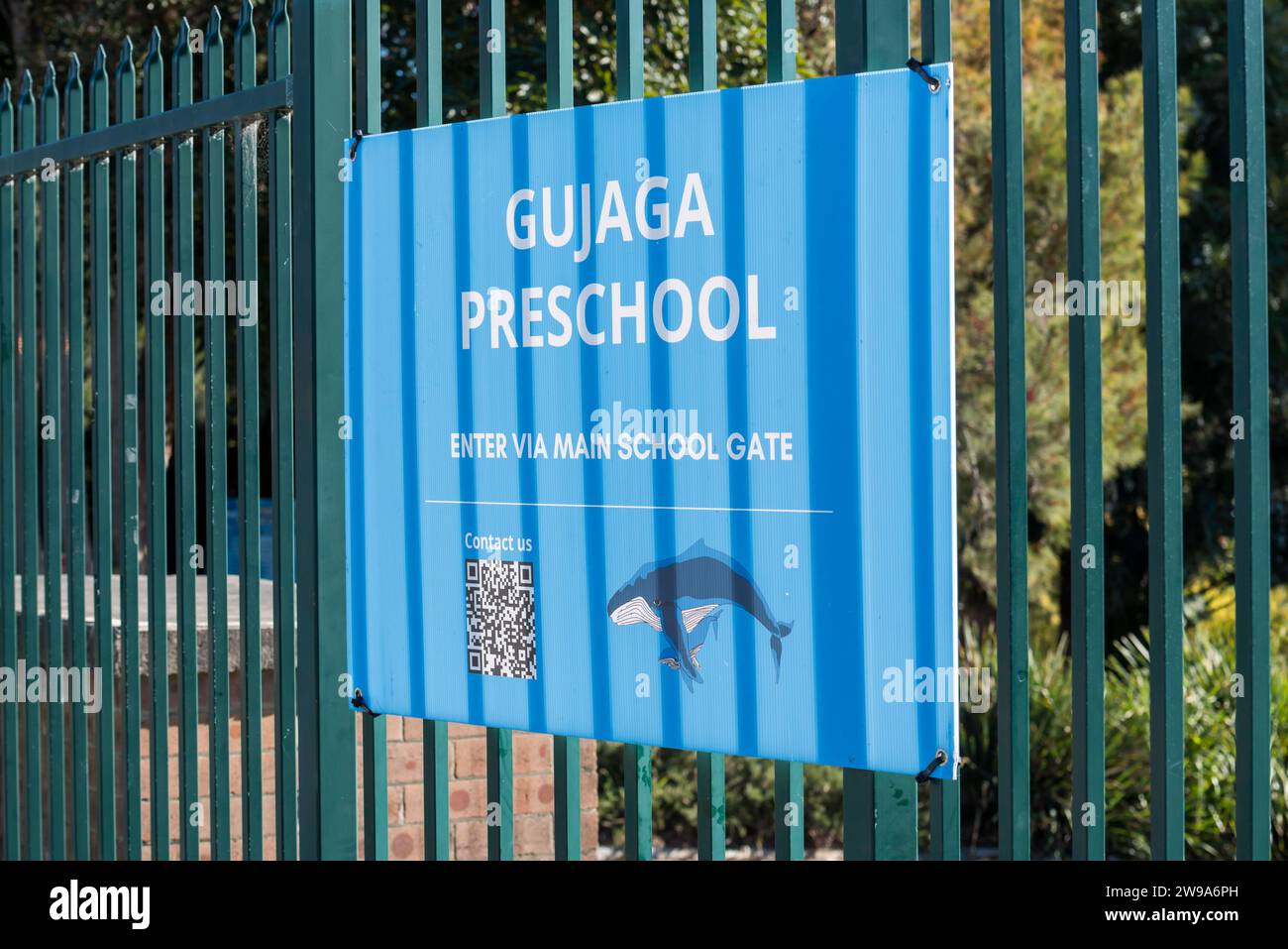 Gujaga Preschool is based at La Perouse Public School in Sydney, Australia and run by the Eastern Zone Gujaga Aboriginal Corporation Stock Photo