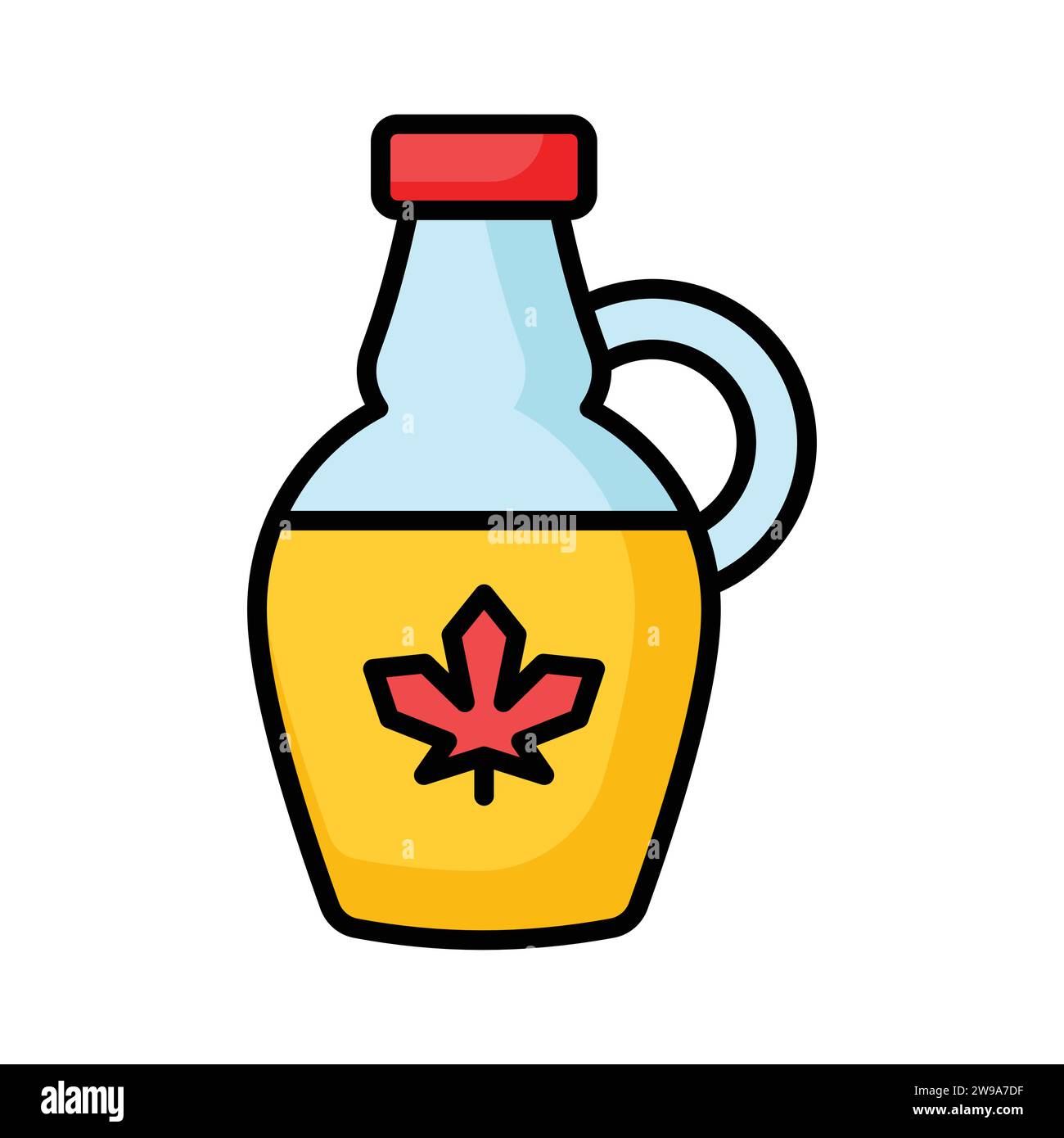 Customizable vector of maple syrup in modern style, ready to use icon Stock Vector