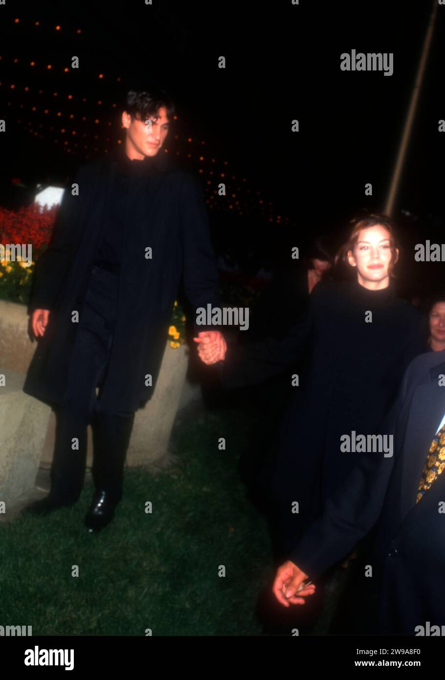 Century City, California, USA 30th September 1996 Actor Joaquin Phoenix and Actress Liv Tyler attend 20th Century StudioÕs ÔThat Thing You DoÕ Premiere at Century City Cineplex Odeon Theaters on September 30, 1996 in Century City, California, USA. Photo by Barry King/Alamy Stock Photo Stock Photo