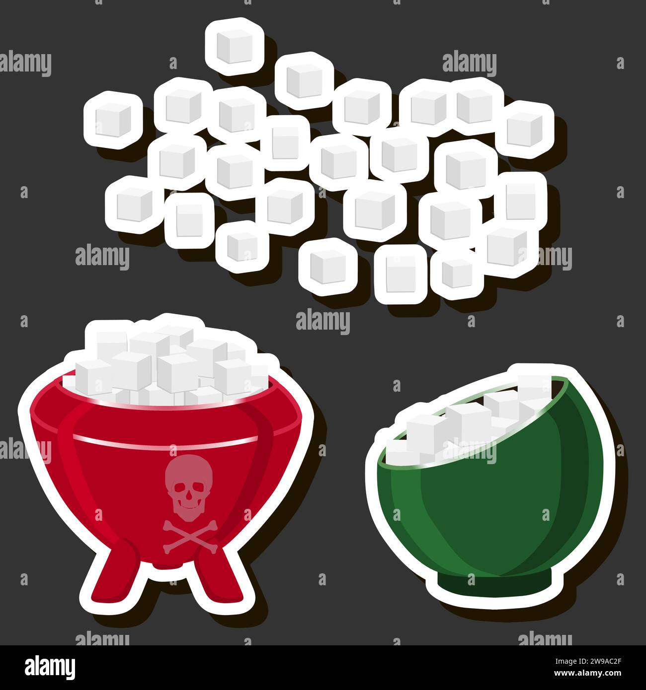 Adding sweetener Stock Vector Images - Alamy