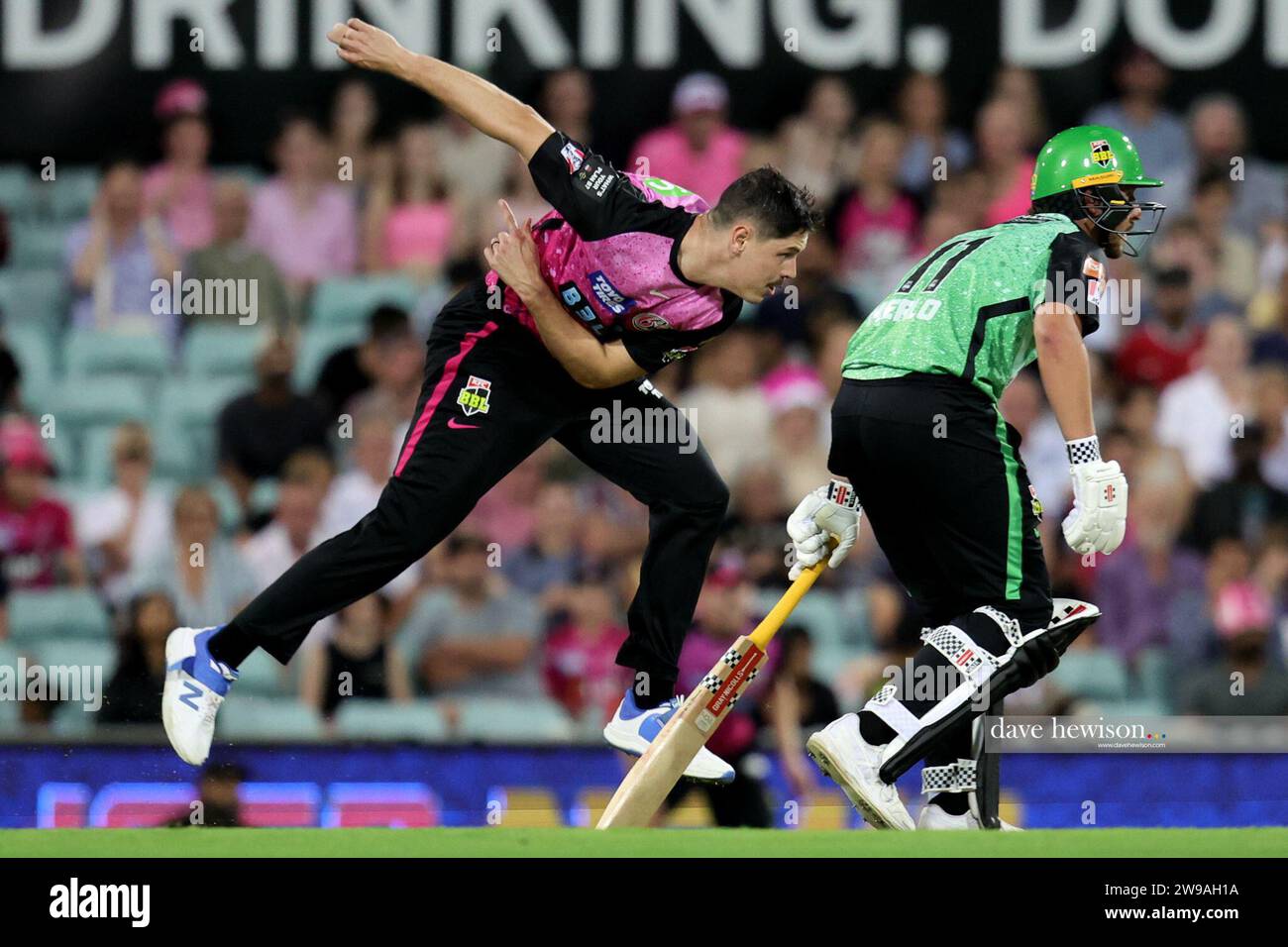 Sydney, Australia, 26 December, 2023. Sydney Sixers player Ben