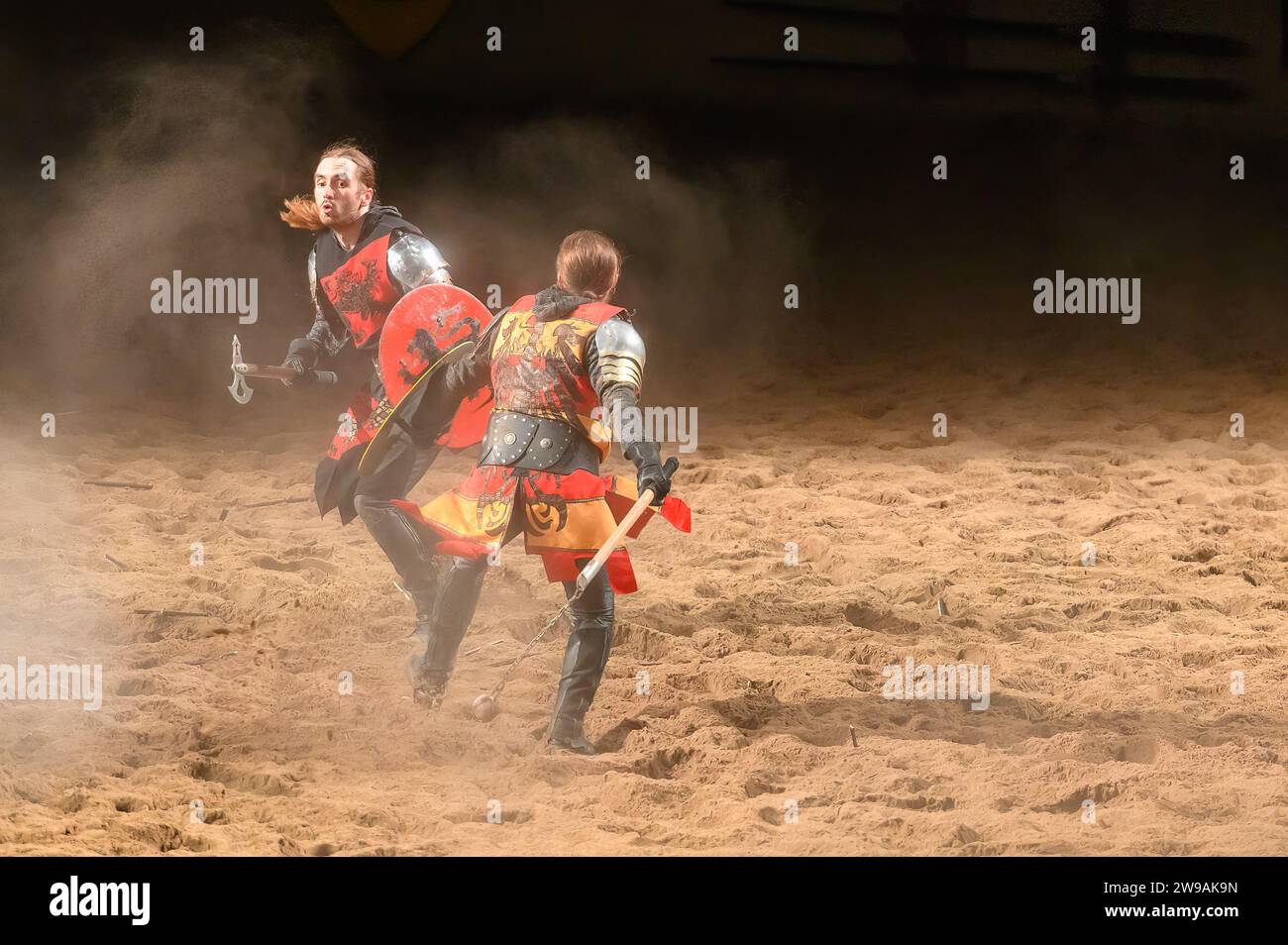 Medieval Times Dinner and Tournament, Toronto, Canada Stock Photo