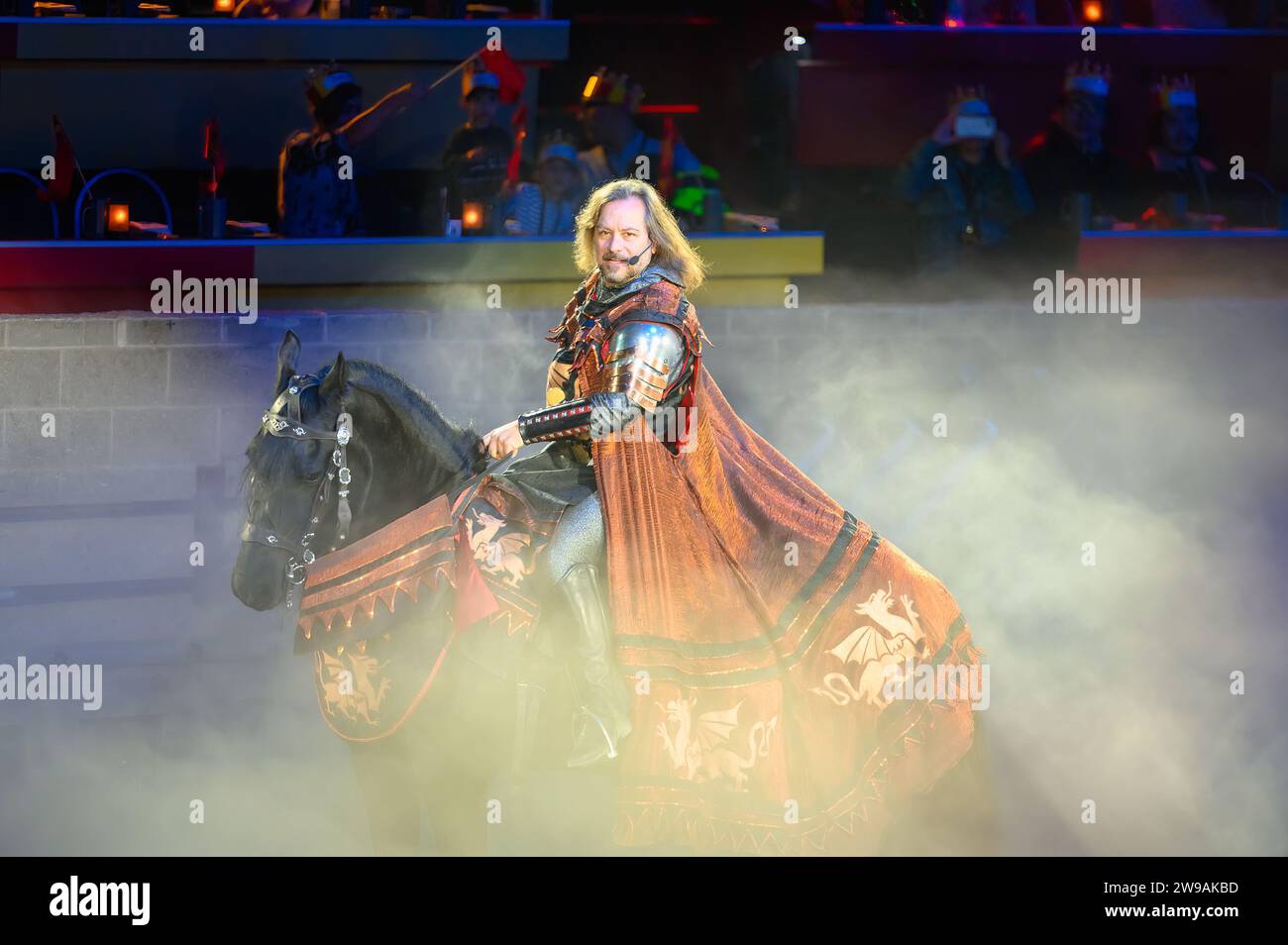 Medieval Times Dinner and Tournament, Toronto, Canada Stock Photo