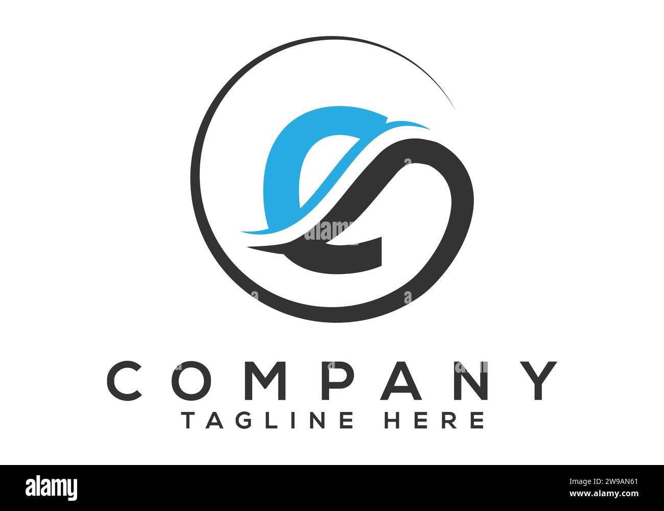 Initial Monogram Letter C Logo Design Vector Template. Modern letter ...
