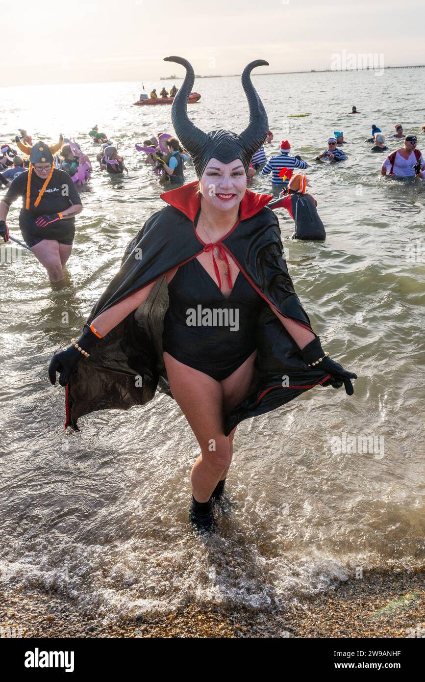 Jubilee Beach, Marine Parade, Southend on Sea, Essex, UK. 26th Dec