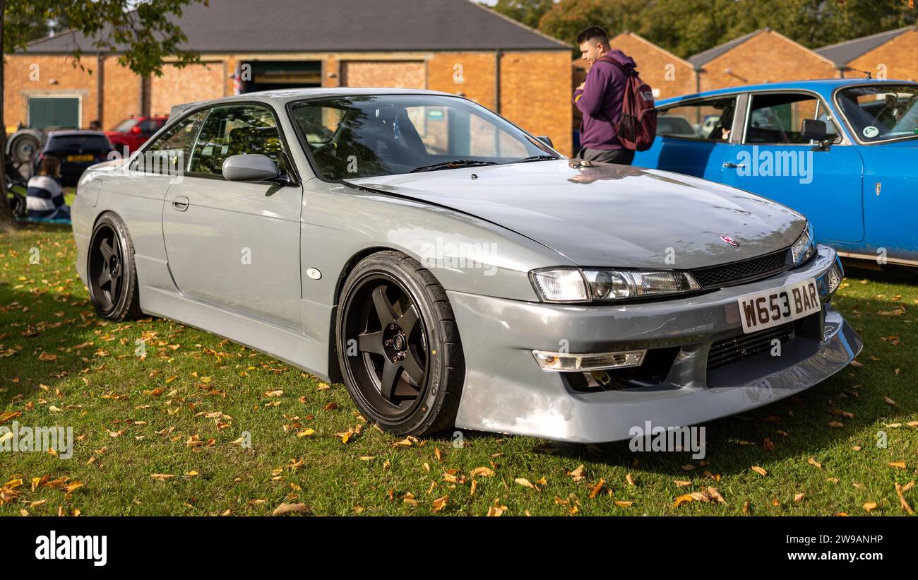 2000 Nissan 200SX, on display at the Bicester Heritage Scramble on 8th October 2023. Stock Photo