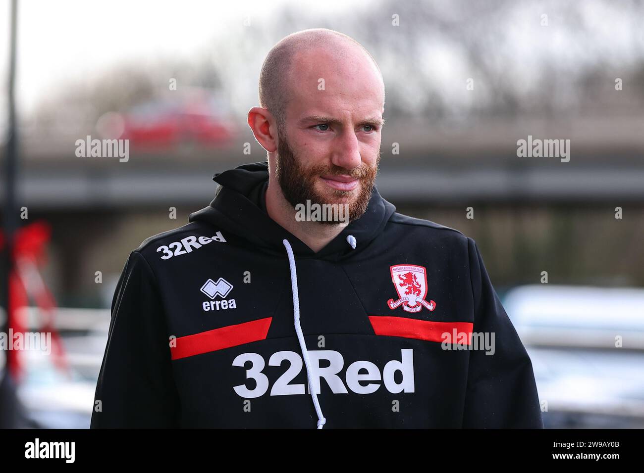 Rotherham, UK. 26th Dec, 2023. Matt Clarke of Middlesbrough arrives