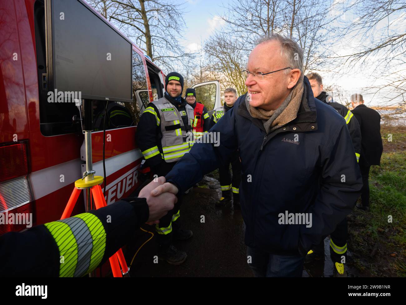 Northeim, Germany. 26th Dec, 2023. Stephan Weil (SPD), Minister
