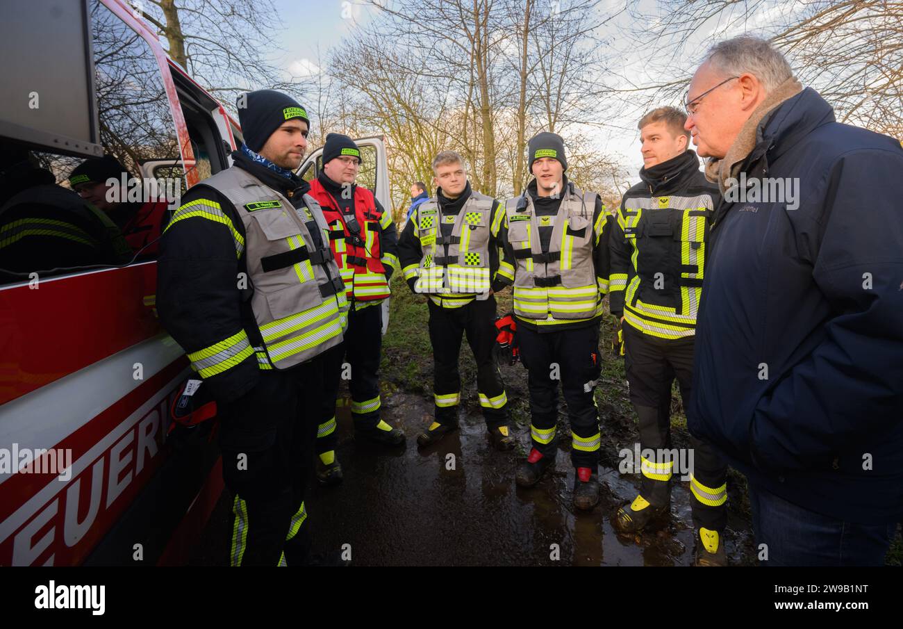 Northeim, Germany. 26th Dec, 2023. Stephan Weil (SPD), Minister