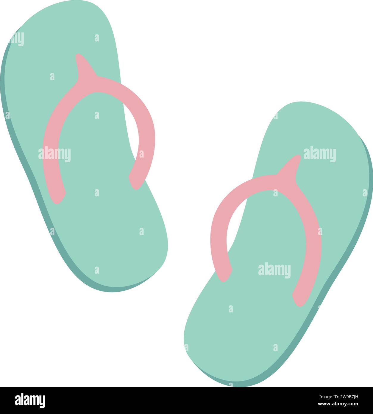 Flip flops with transparent background Stock Vector Image & Art - Alamy