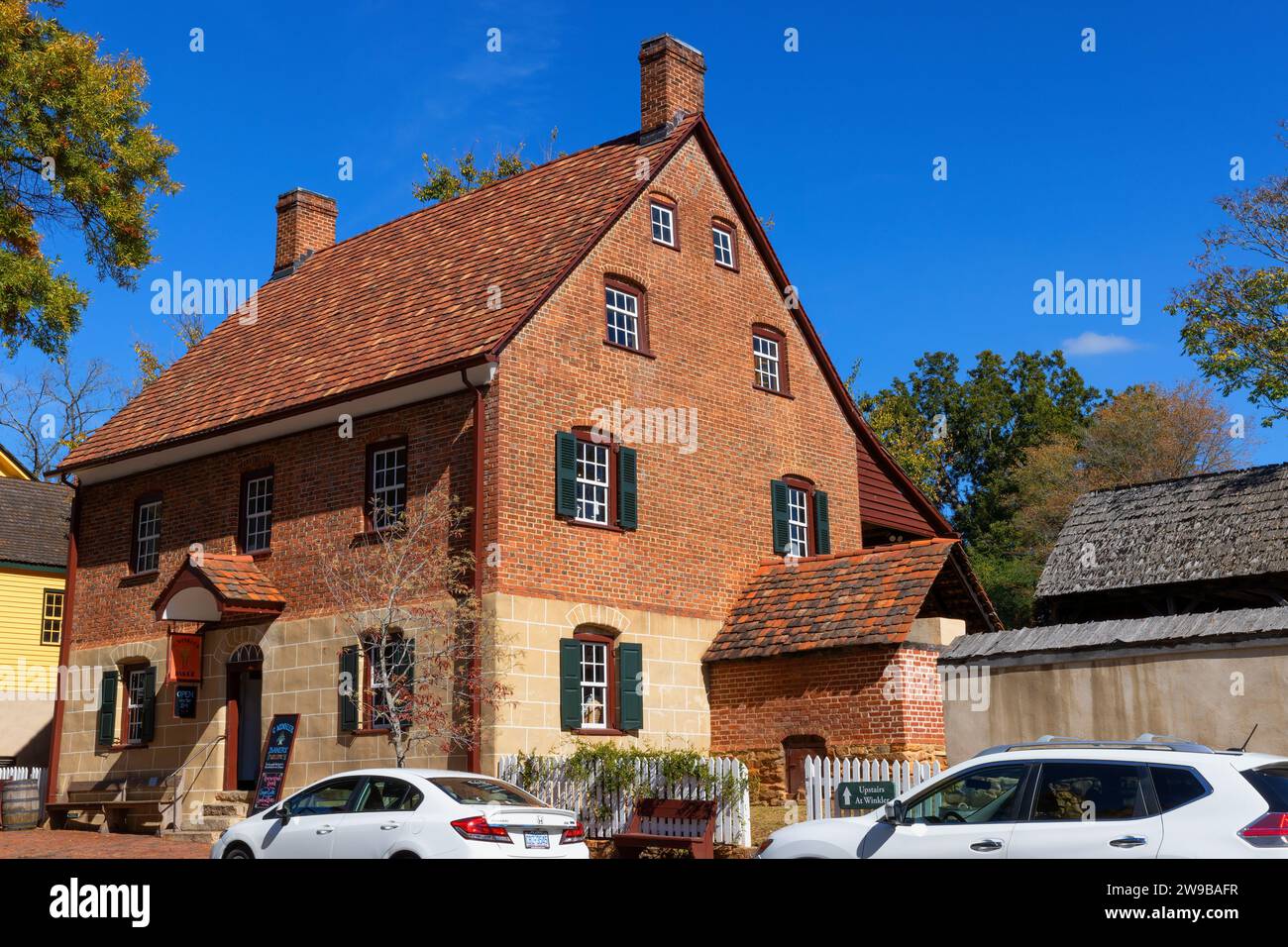 Old Salem, North Carolina, USA October 26, 2023 C Winkler Bakery
