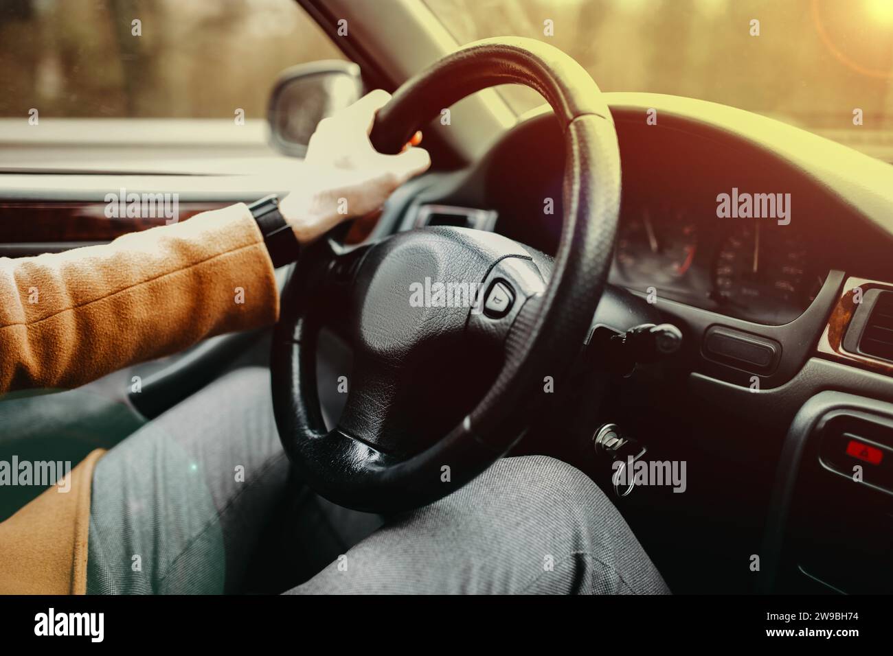 Man drives car on hi-res stock photography and images - Alamy