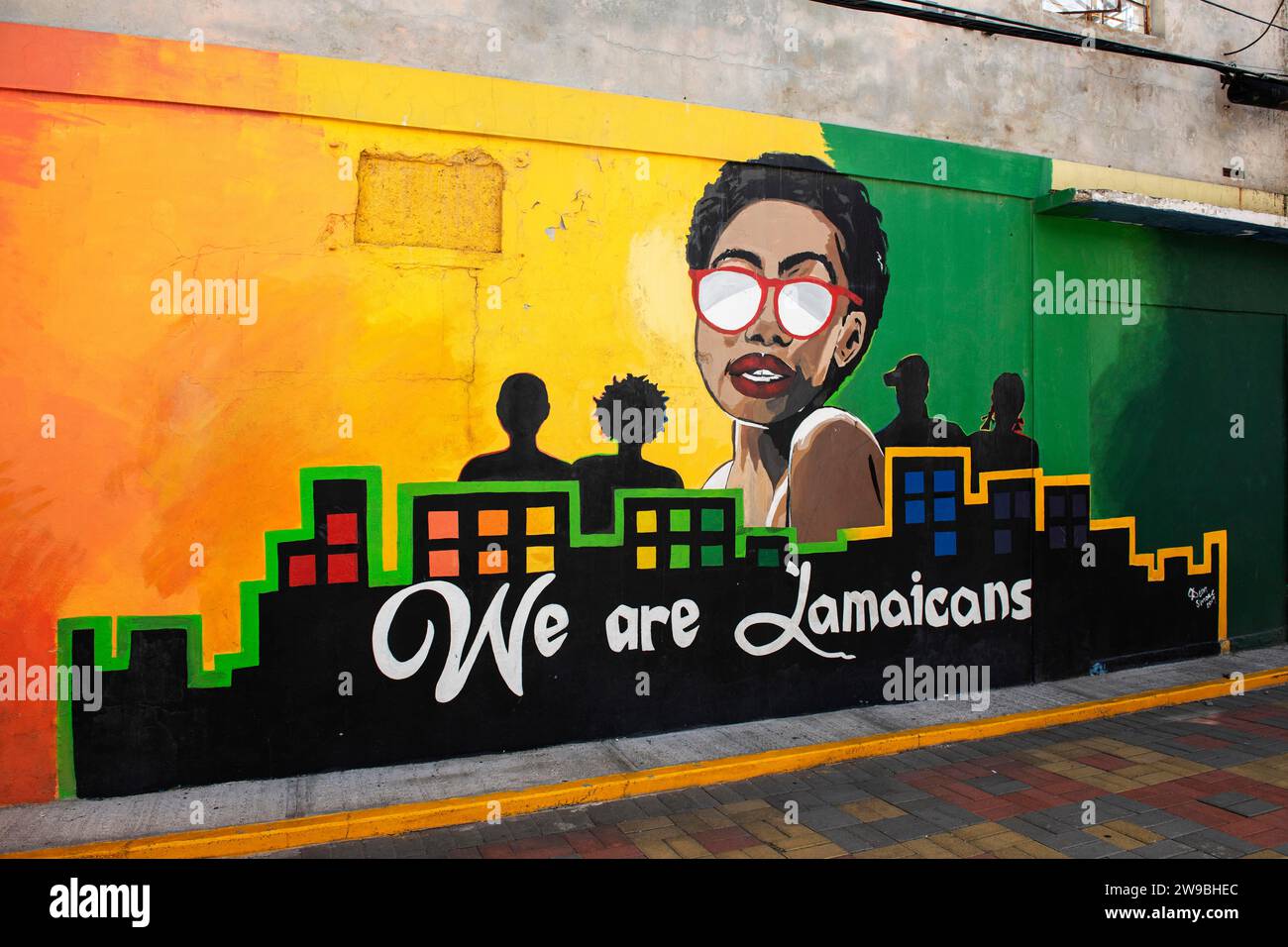 We are JamaicansMural, Water Lane, Downtown Arts Project, Kingston