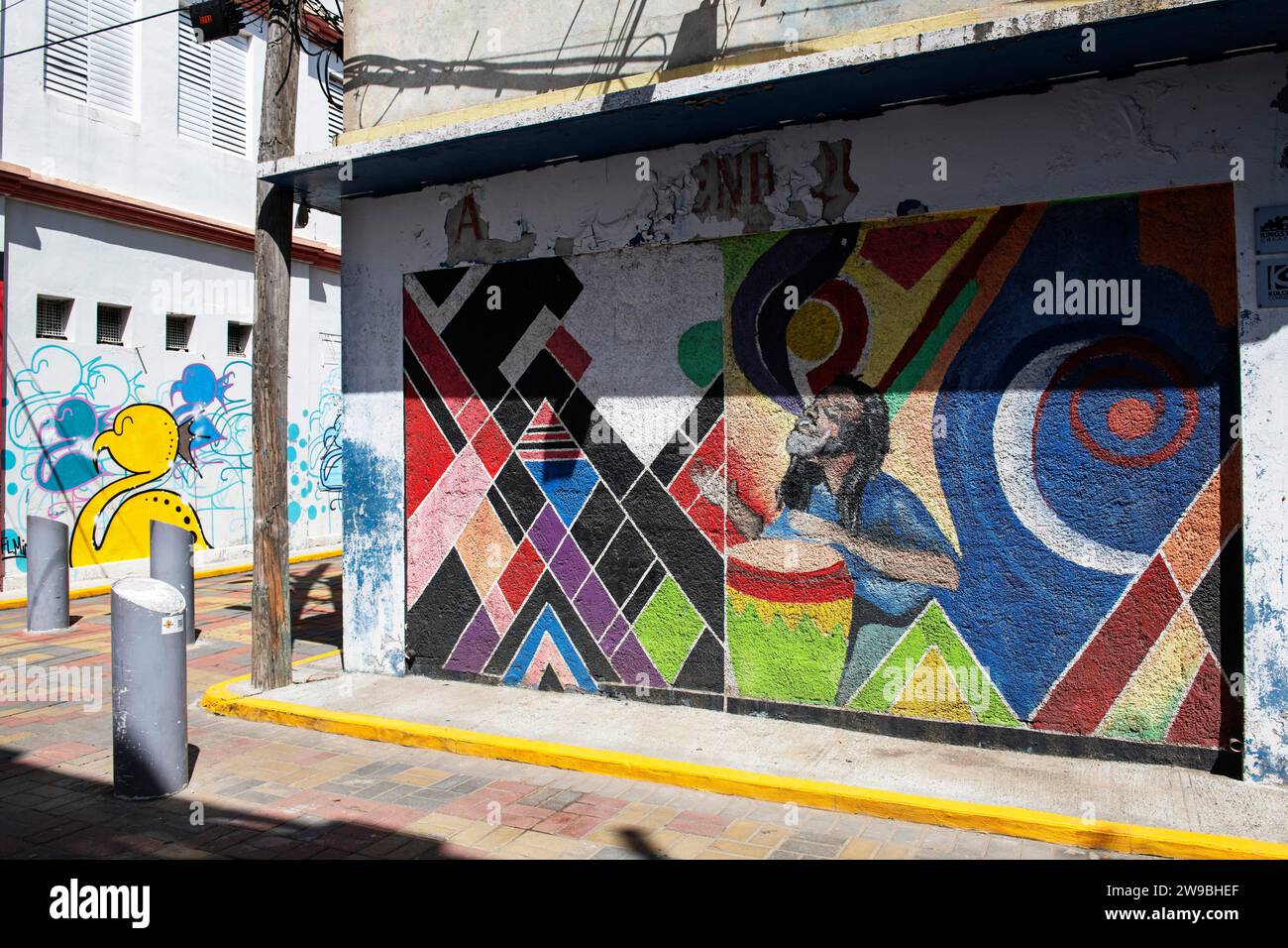 Drum Mural, Water Lane, Downtown Arts Project, Kingston, Jamaica
