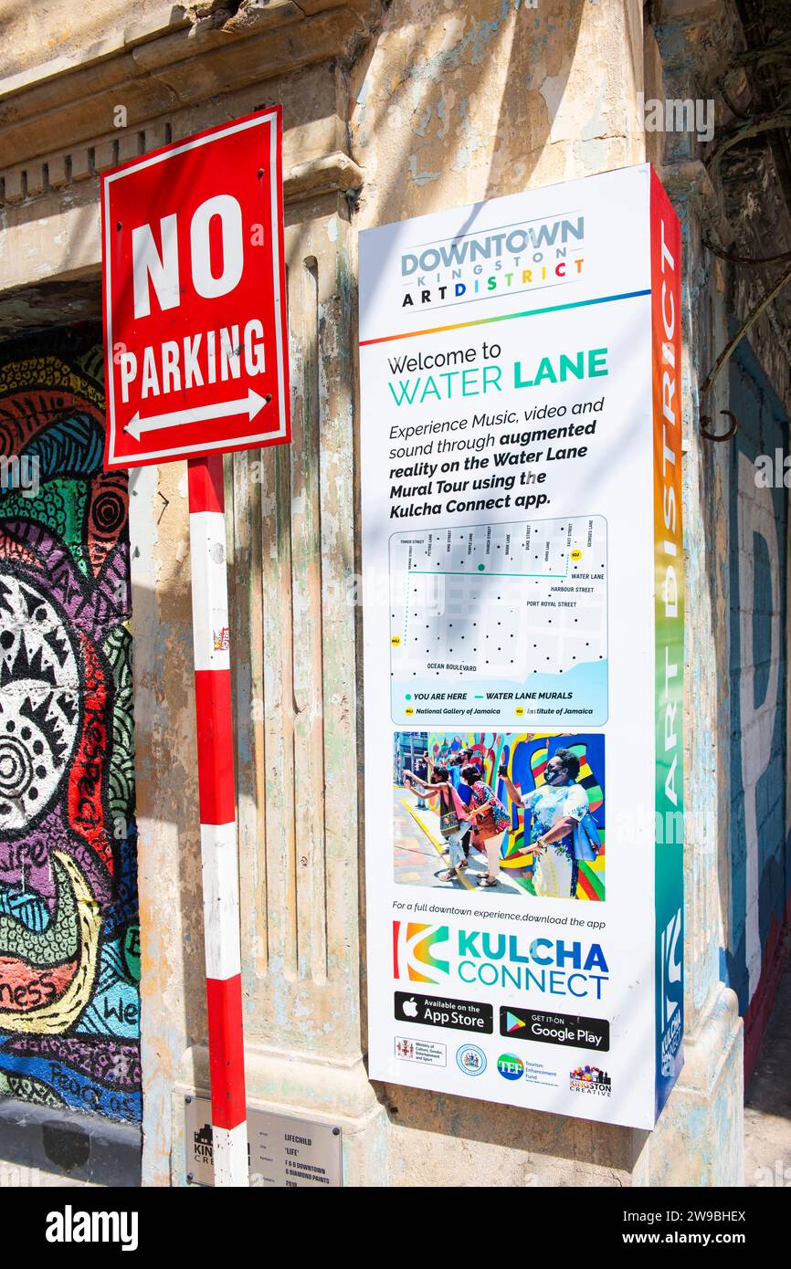 Water Lane, Downtown Arts Project, Kingston, Jamaica, Central America