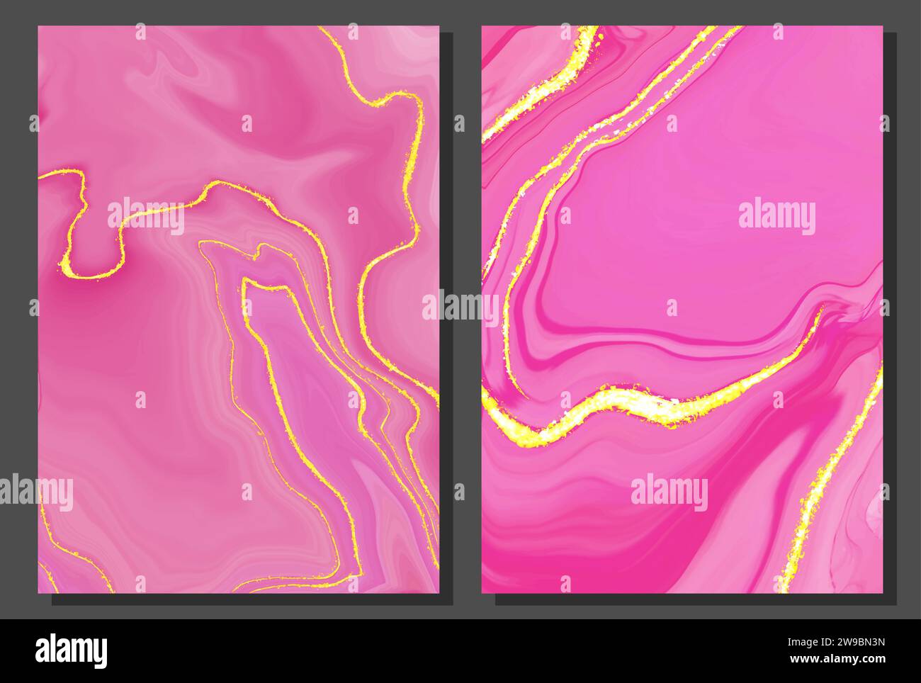 Glitter ink wave fluid Stock Vector Images - Alamy