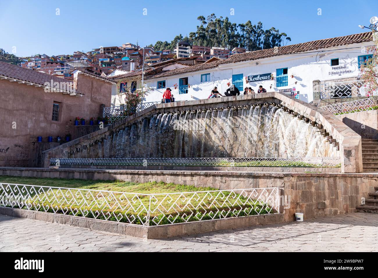 Plazoleta de San Blas in Cusco, Peru Stock Photo - Alamy