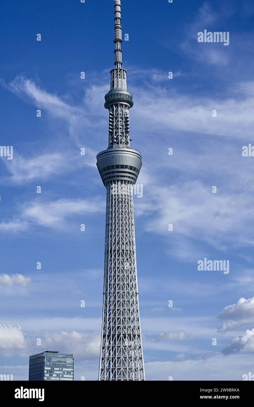 Exterior of Tokyo Sky Tree Stock Photo