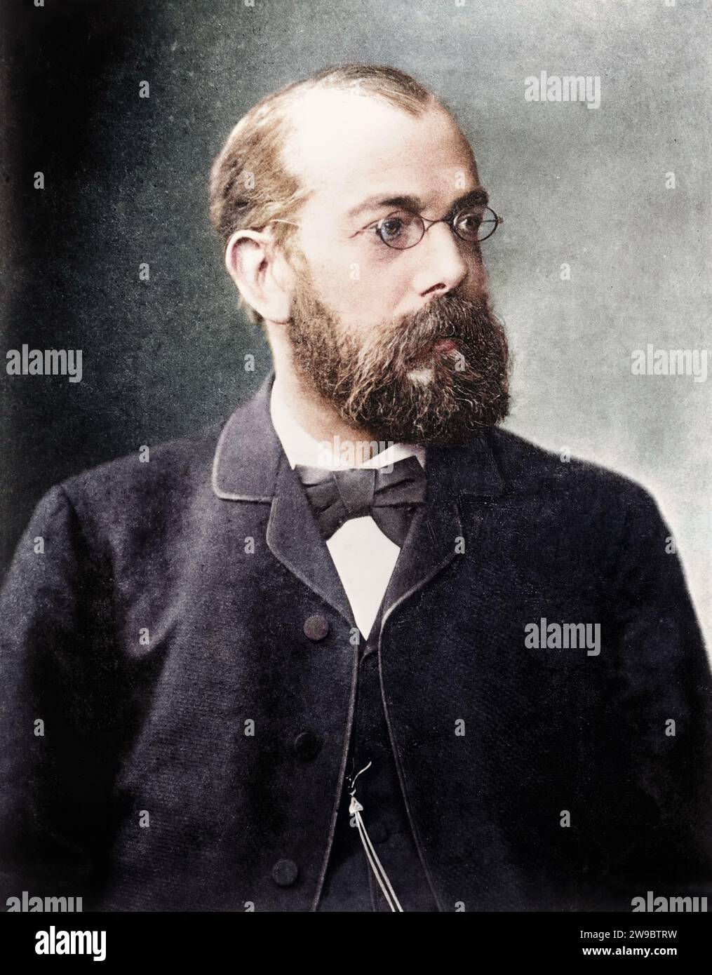 Portrait of Robert Herman Koch. Year circa 1908. Stock Photo