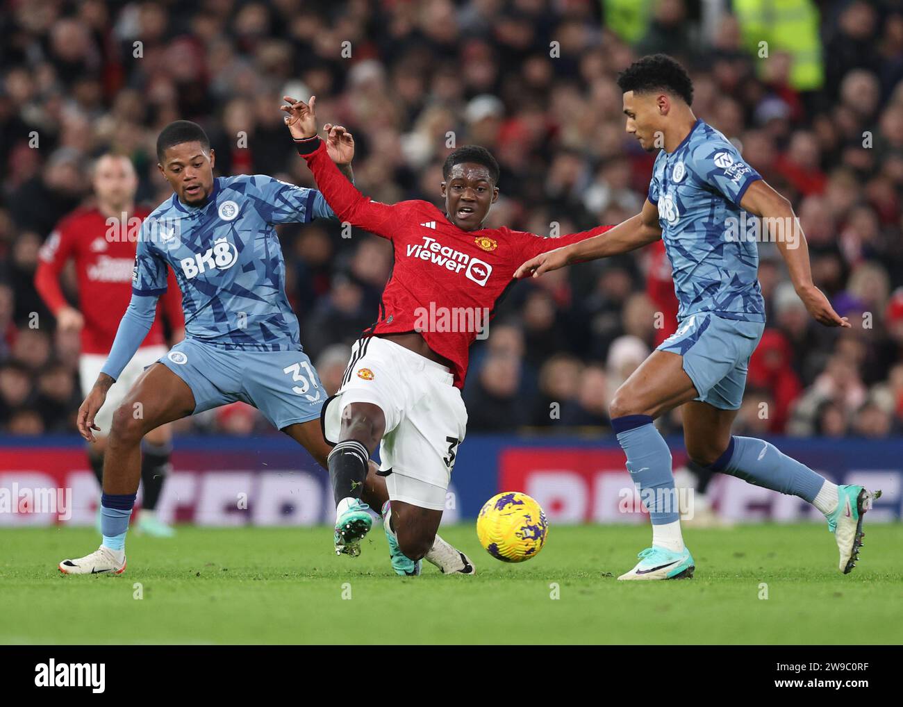 Manchester, UK. 26th Dec, 2023. Kobbie Mainoo Of Manchester United ...