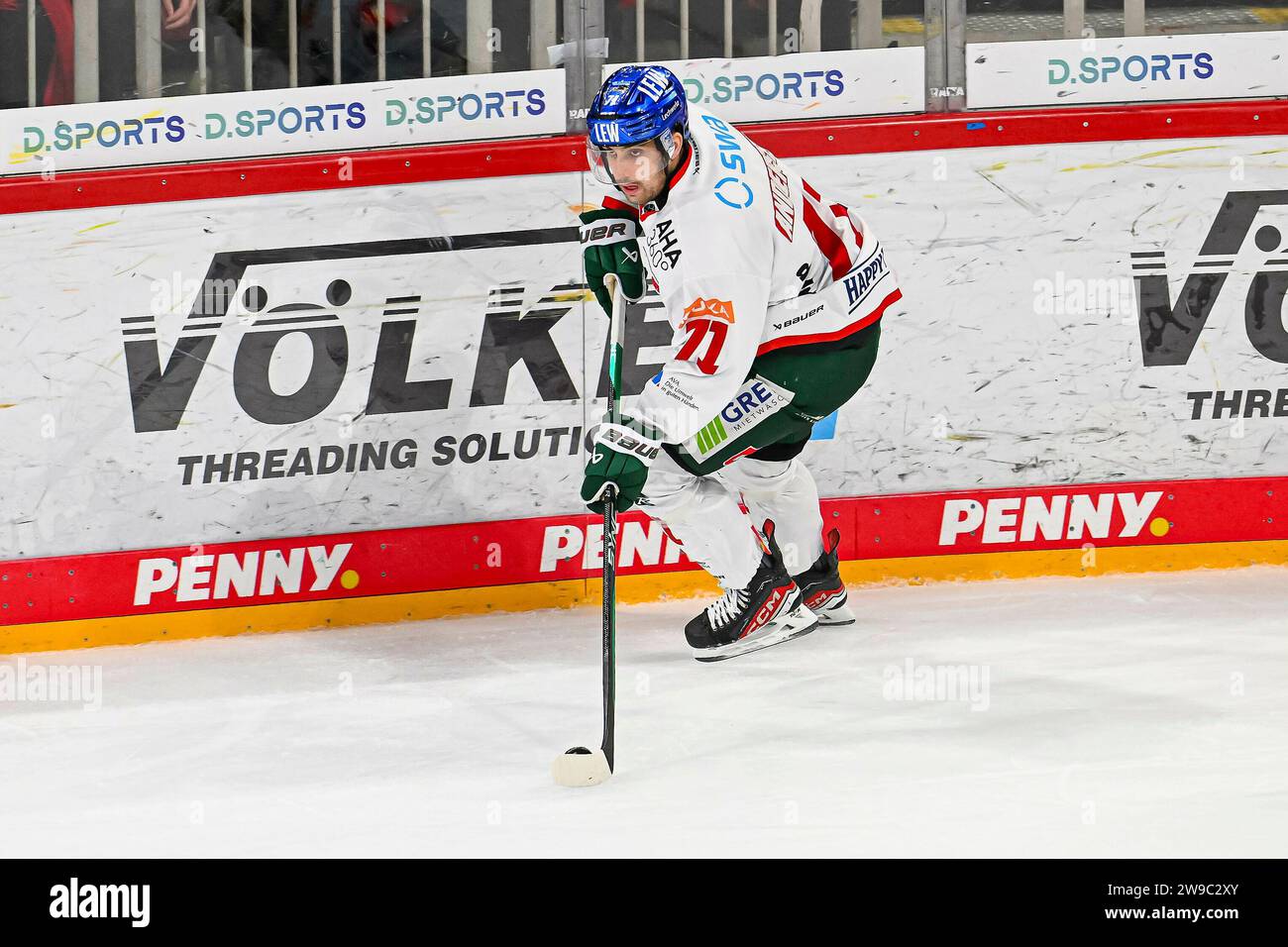 Eishockey DEL - Düsseldorfer EG vs Augsburger Panther am 26.12.2023 im PSD Bank Dome in Düsseldorf Augsburgs Niklas Anderson (Nr.71) Foto: osnapix Stock Photo