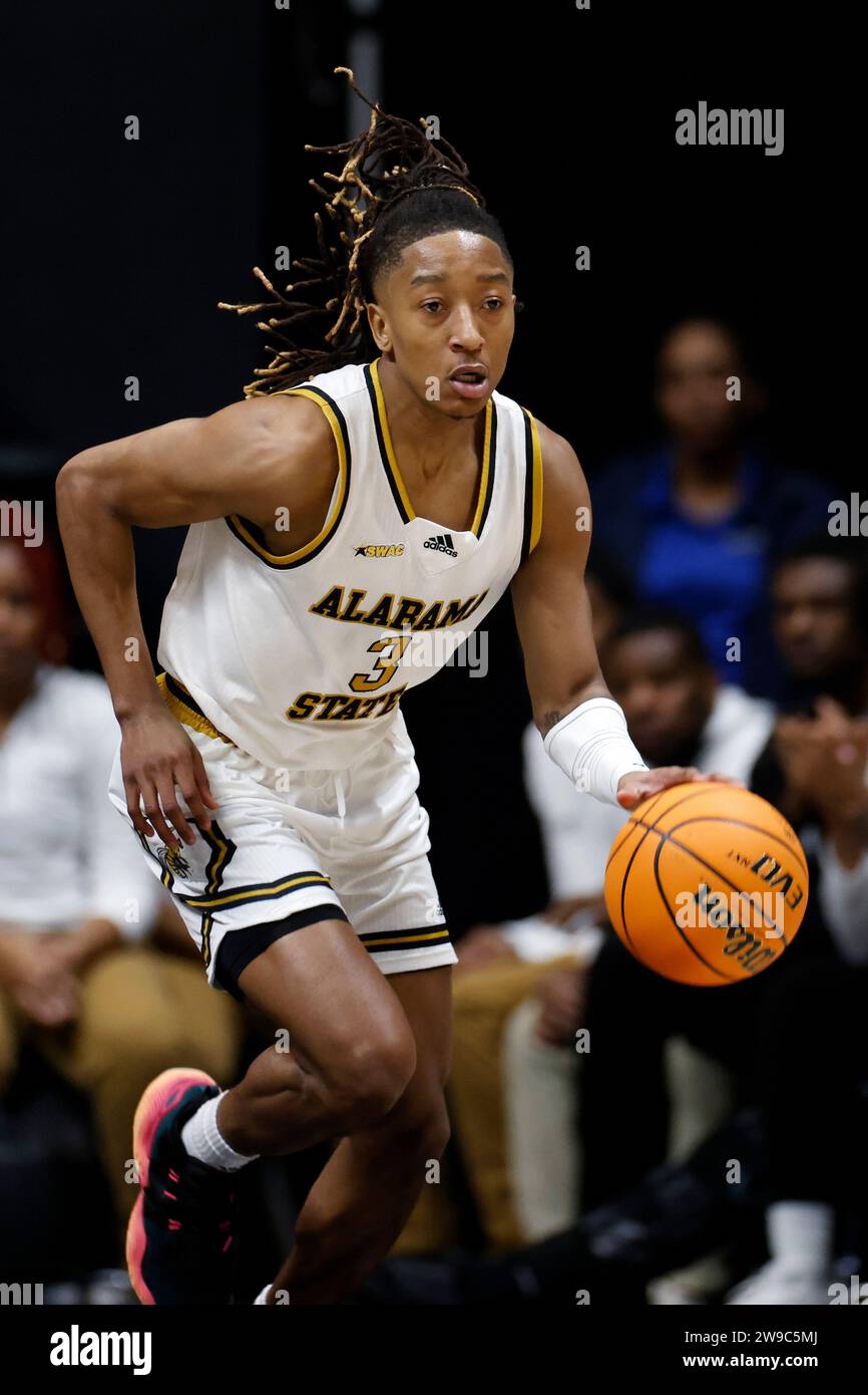 MONTGOMERY, AL DECEMBER 19 Alabama State guard CJ Hines (3