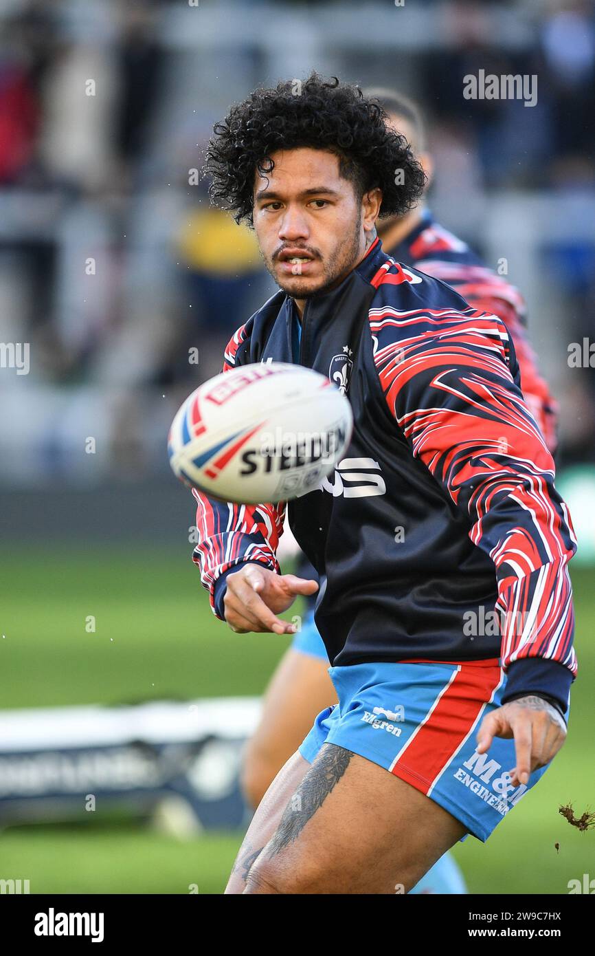 Leeds, England - 26 December 2023 - Wakefield Trinity's Renouf Atoni ...