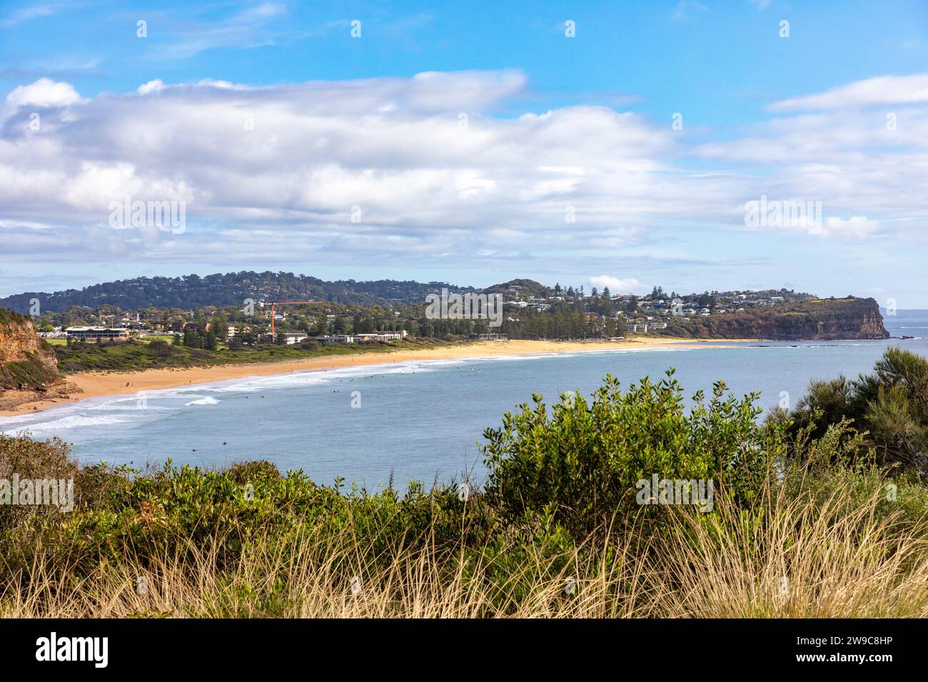 Sydney east coast and Mona Vale beach in summer 2023, Sydney northern