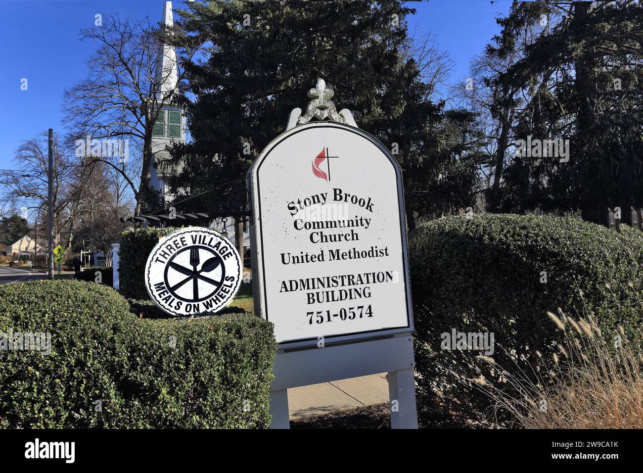 Stony Brook Community Church United Methodist Long Island NY Stock