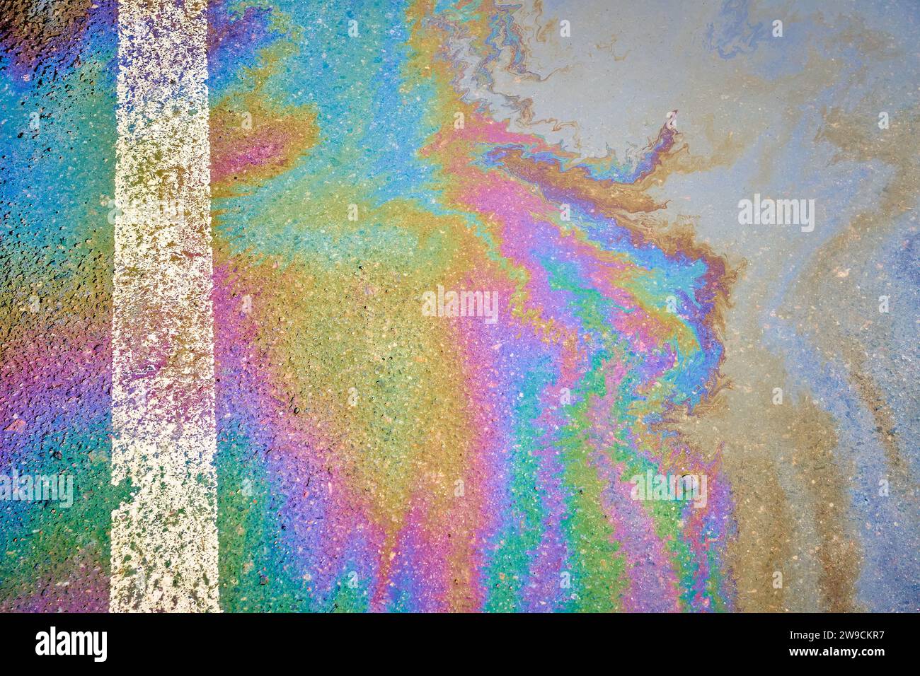 Petrol puddles hi-res stock photography and images - Alamy