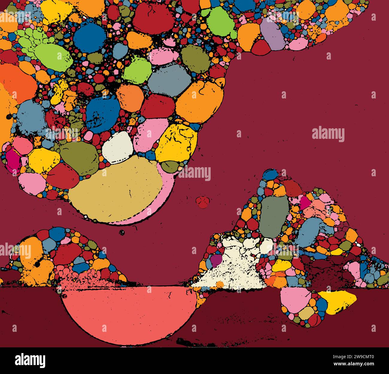 Grunge abstract background, vector illustration Stock Vector
