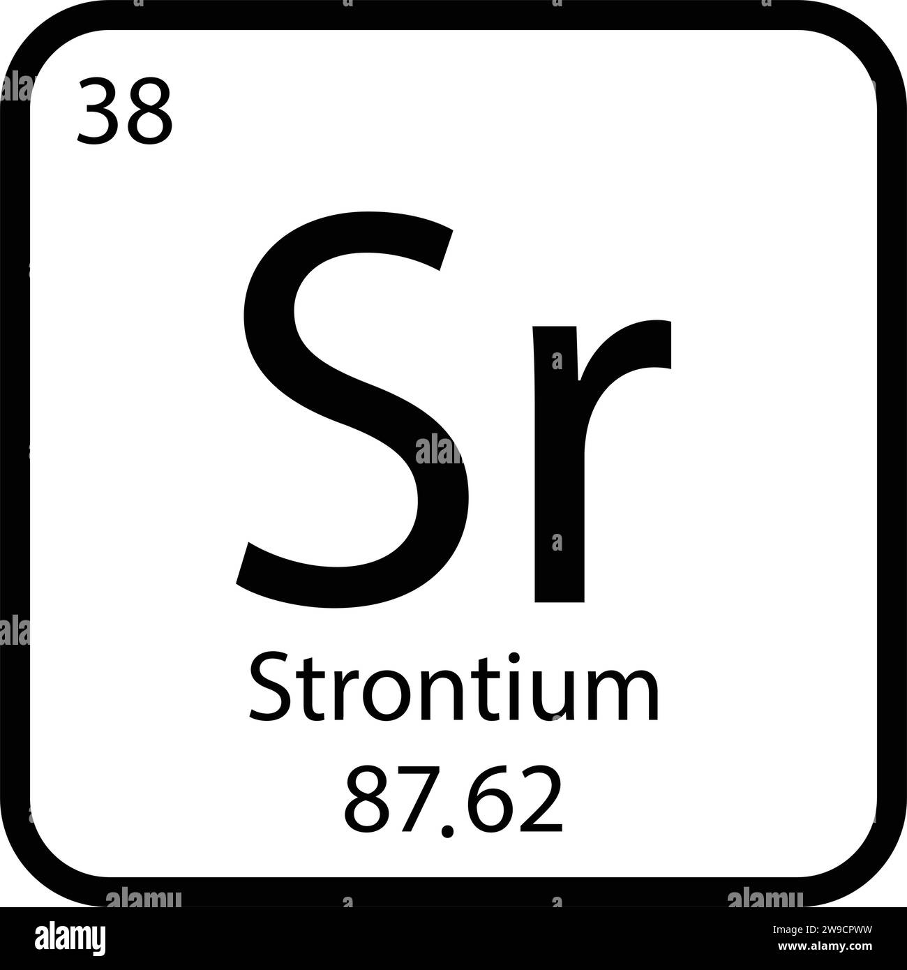Strontium icon vektor illustration design Stock Vector Image & Art - Alamy