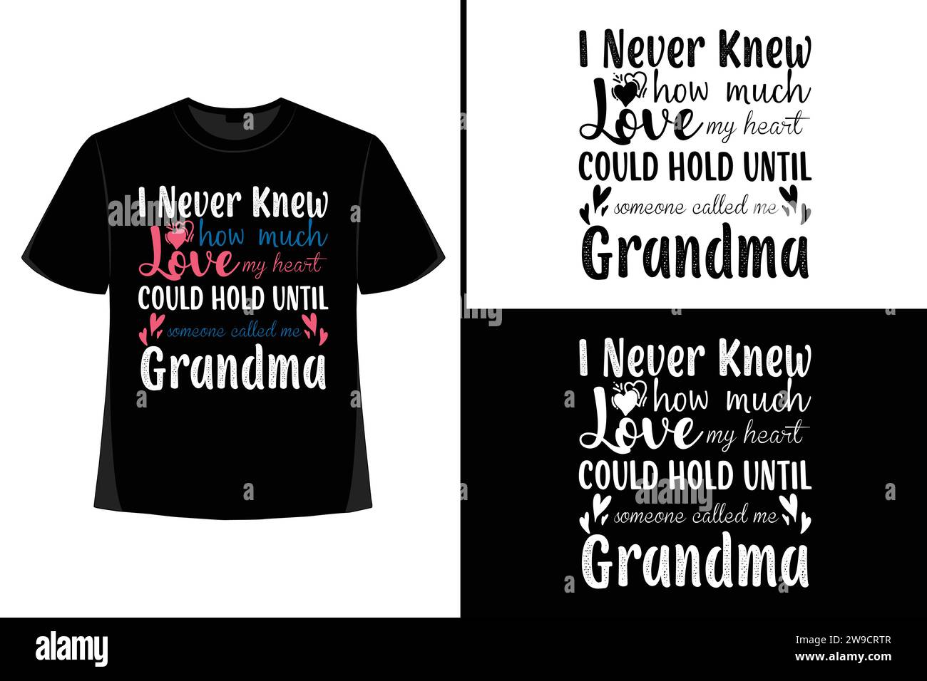 Grandma t shirt design, grandmother, grandma t-shirt design, typography, vector, illustration, mug, poster, logo, shirt, grand mother, grand Parent Stock Vector