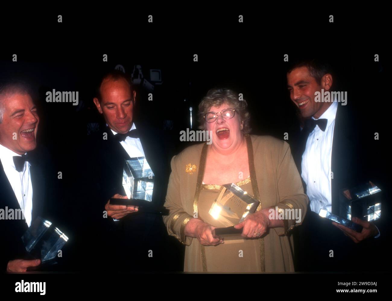 Hollywood, California, USA 5th October 1996 (LR) Journalist Nick