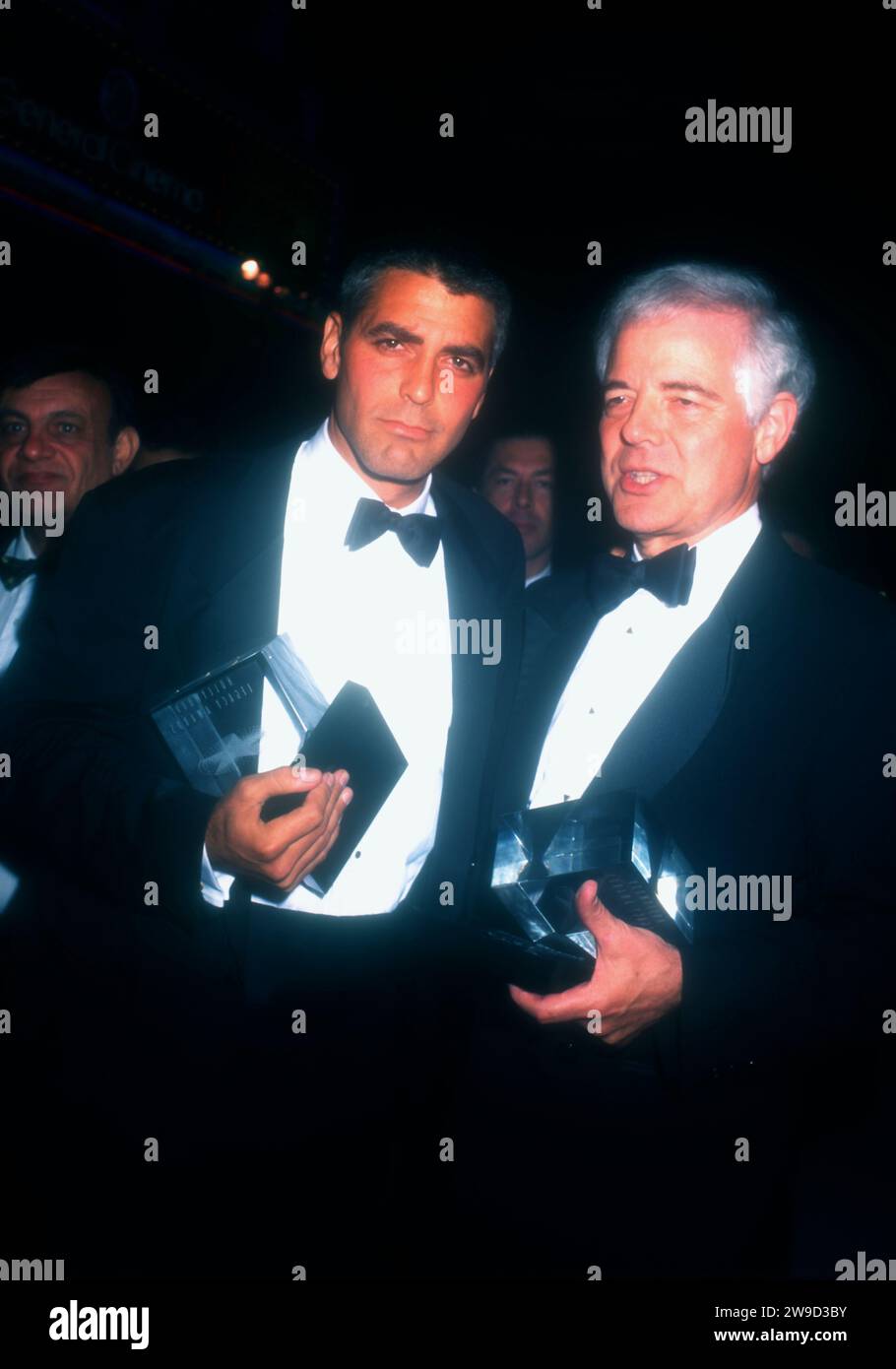 Hollywood, California, USA 5th October 1996 (L-R) Actor George Clooney