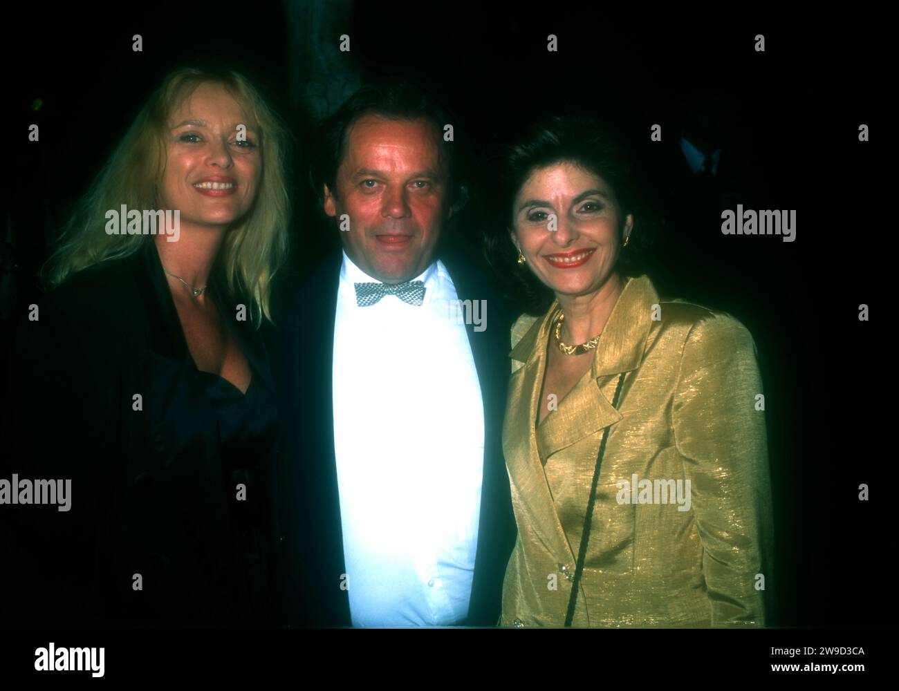 Hollywood, California, USA 5th October 1996 Actress Sybil Danning, Chef Wolfgang Puck and Attorney Gloria Allred attend Hollywood Entertainment Museum Opening on October 5, 1996 in Hollywood, California, USA. Photo by Barry King/Alamy Stock Photo Stock Photo