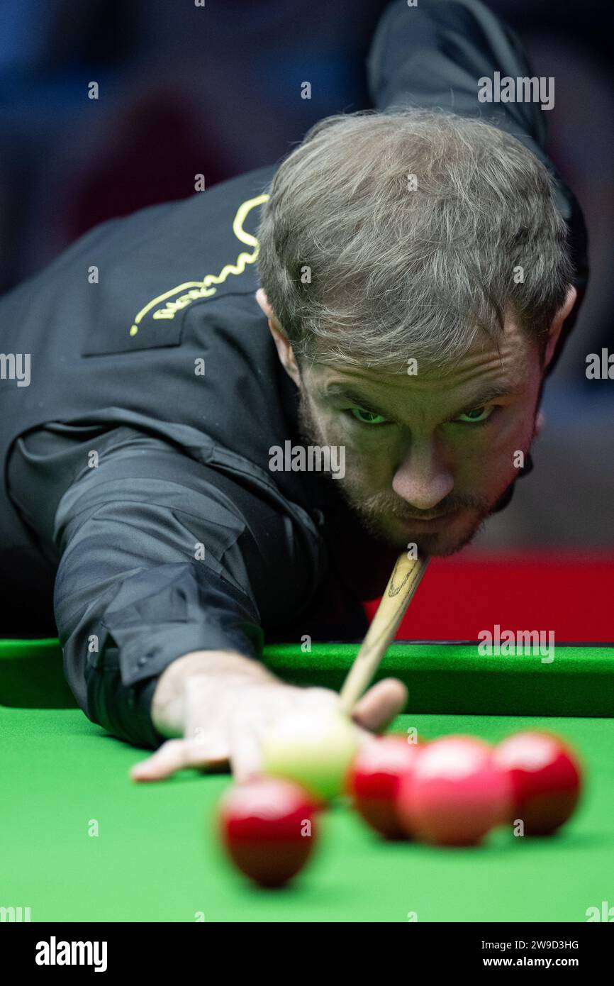 Macau, China. 27th Dec, 2023. Jack Lisowski competes during the