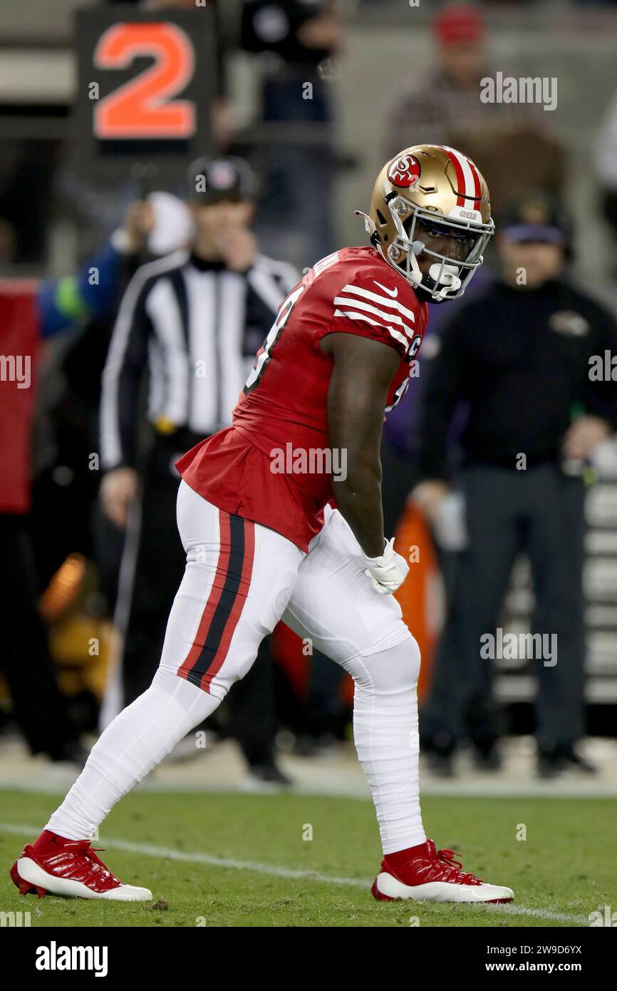 San Francisco 49ers wide receiver Deebo Samuel (19) lines up during an ...