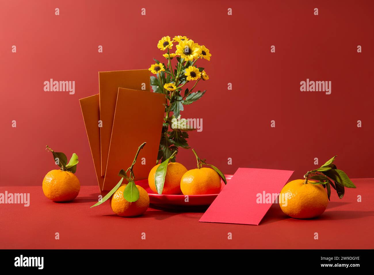 why tangerines for chinese new year