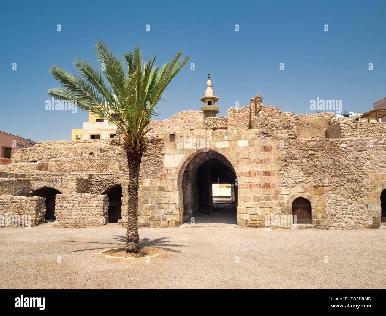 Aqaba Fortress, aka Mamluk Castle, Jordan, Middle East Stock Photo