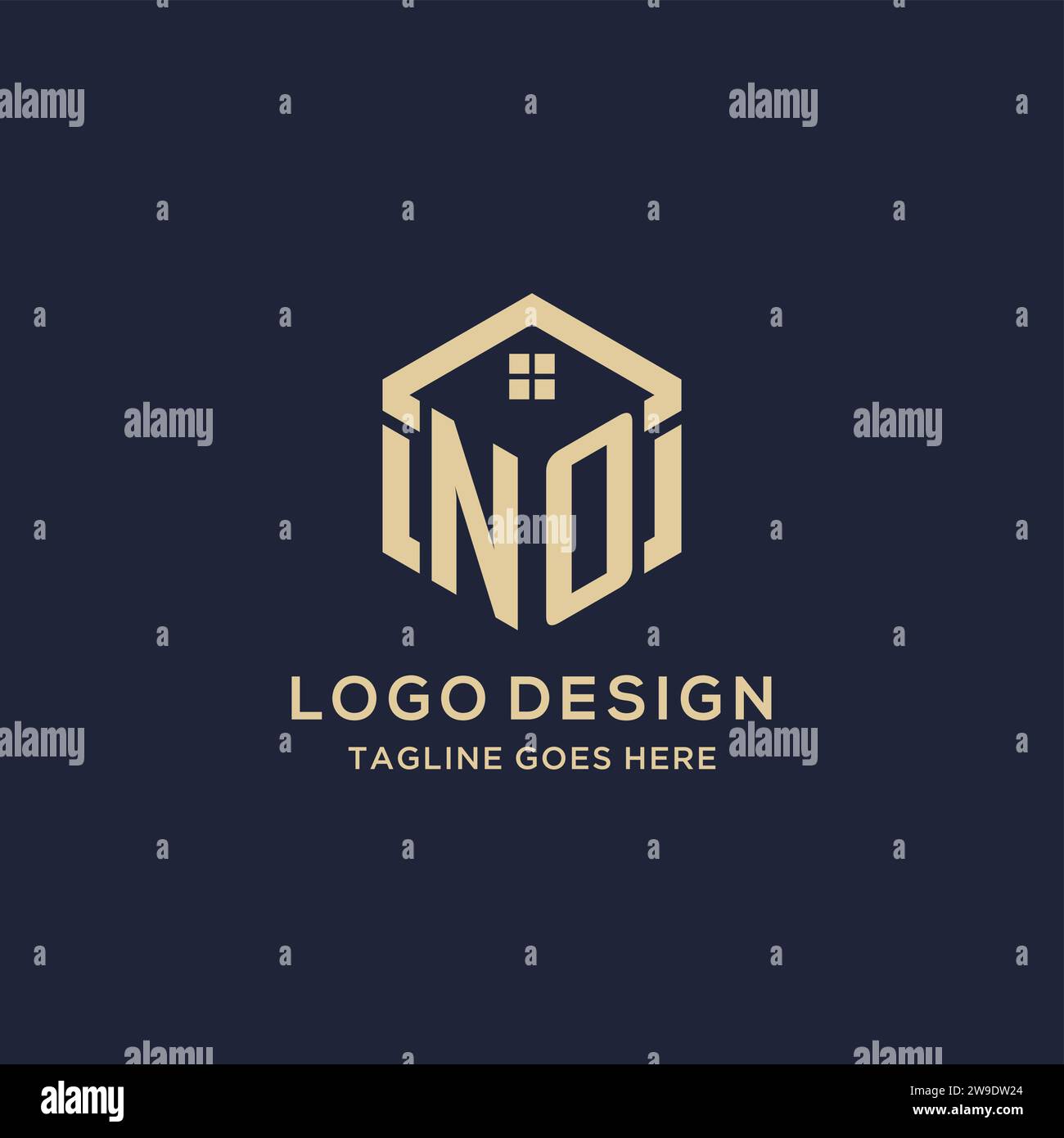 Geometric monogram vector Stock Vector Images - Alamy