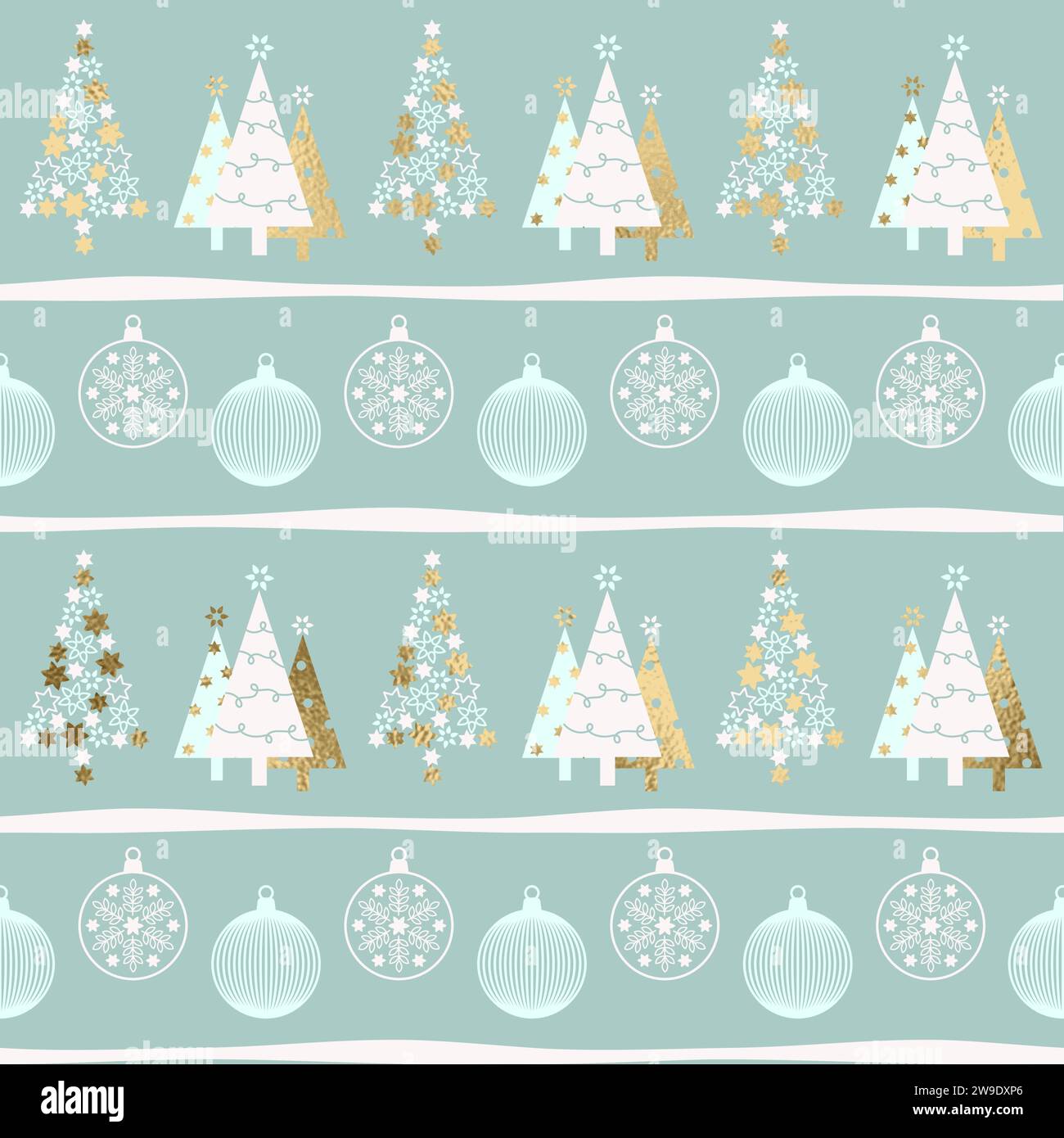 Illustration seamless patterns christmas Stock Vector Images - Alamy