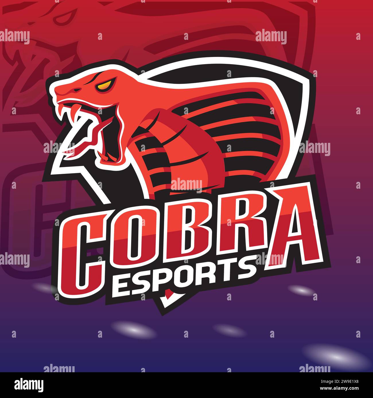 King Cobra Logo Design. E sports Team Stock Vector Image & Art - Alamy